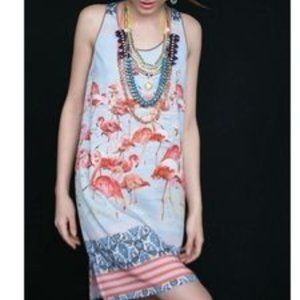 Anthropologie Dream Daily Elornis Flamingo…